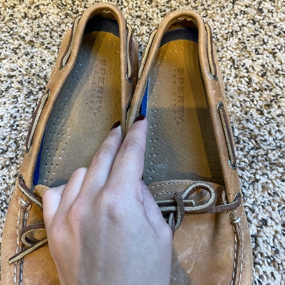 Vintage leather sperry boat shoe - Picture 2 of 4